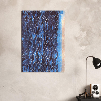 NEW GALAXY 1970 - Alma Woodsey Thomas Brushed Aluminum Print - 70x100 cm / 28x40 inches | Alma Woodsey Thomas Aluminum Print | Alma Woodsey Thomas Prints