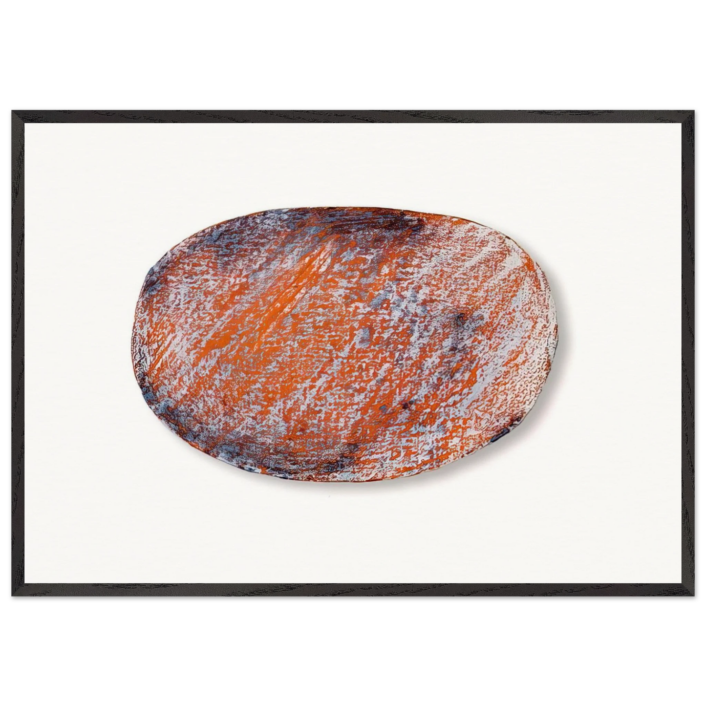 Ohne Titel fur Peter Dibke - 1970 - Blinky Palermo 70x100 cm / 28x40 inches Framed Art Print – Black Wooden Frame