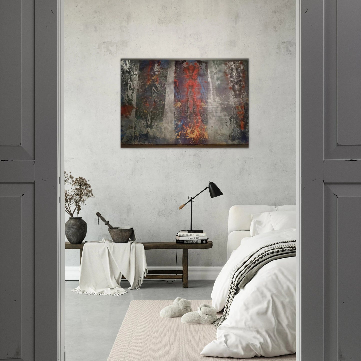Restore - Sam Gilliam Brushed Aluminum Print - 70x100 cm / 28x40 inches | Sam Gilliam Aluminum Print | Sam Gilliam Prints