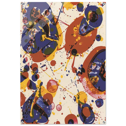 Untitled  from Pasadena Box   Lembark L58  - Sam Francis Acrylic Print - 70x100 cm / 28x40″ inches | Sam Francis Wall Art | Sam Francis Prints