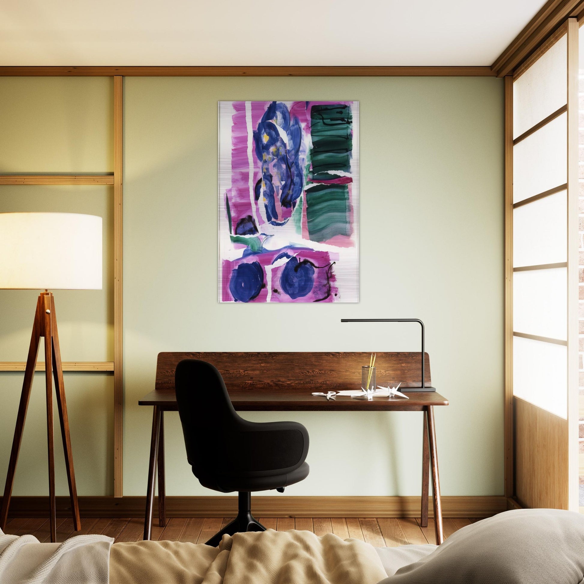 Variations I on Clark's Cove - Grace Hartigan Brushed Aluminum Print - 70x100 cm / 28x40 inches | Grace Hartigan Aluminum Print | Grace Hartigan Prints