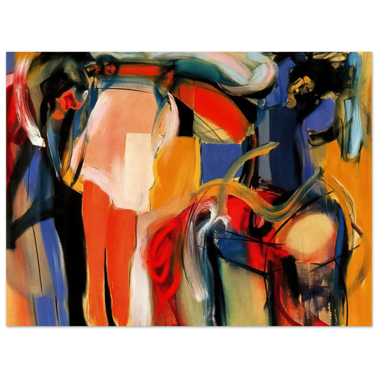 Miriam Schapiro - Autobiography - Abstract Expressionism  75x100 cm / 30x40inches Fine Art Poster