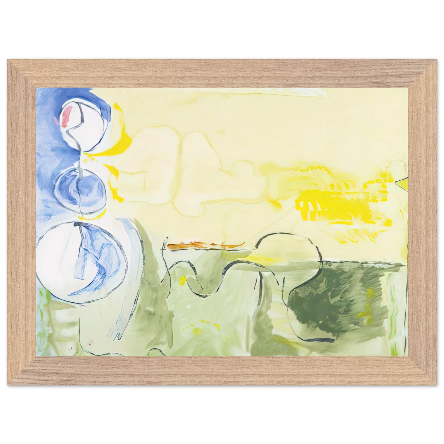 Helen Frankenthaler - Flotilla - 2006 Wall art - 70x100 cm / 28x40 inches - Fine Art Poster-canvas - -