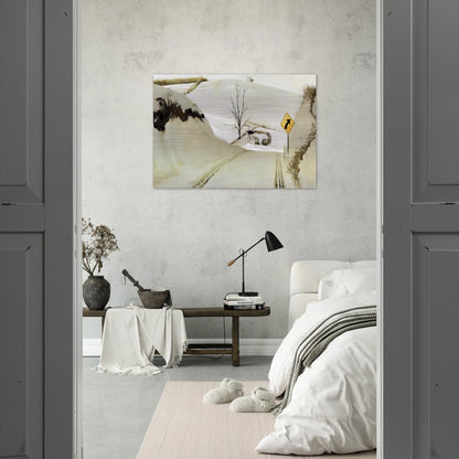RING ROAD - Andrew Wyeth Brushed Aluminum Print - 70x100 cm / 28x40 inches | Andrew Wyeth Aluminum Print | Andrew Wyeth Prints