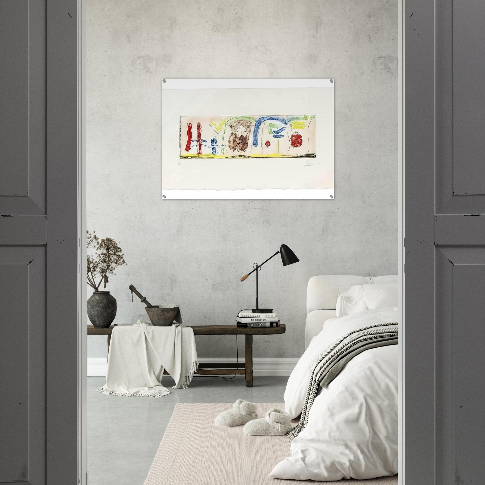 Bridges - 1996 - Helen Frankenthaler Acrylic Print - 70x100 cm / 28x40″ inches