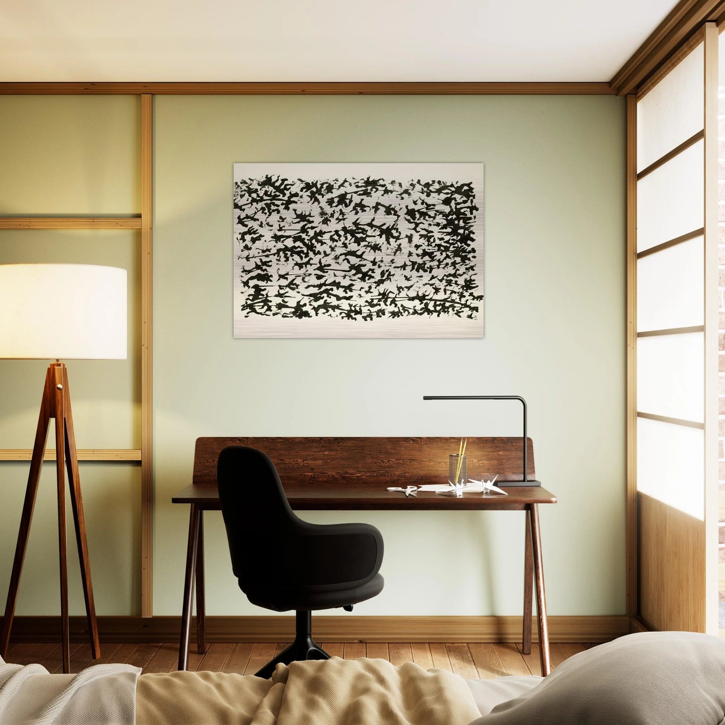 UNTITLED 7 - Henri Michaux Brushed Aluminum Print - 70x100 cm / 28x40 inches | Henri Michaux Aluminum Print | Henri Michaux Prints