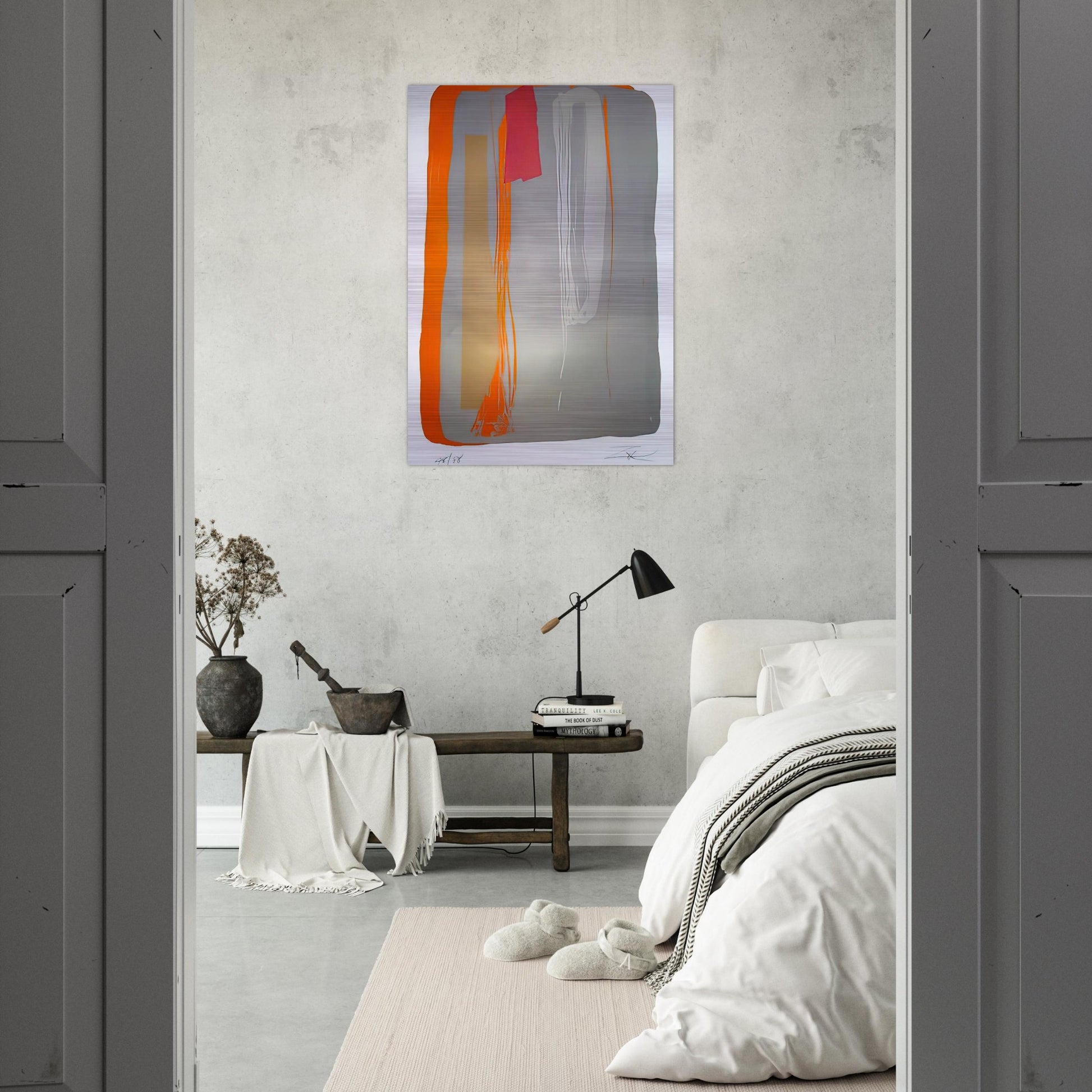 Untitled 6 - 1980 - Larry Zox Brushed Aluminum Print - 70x100 cm / 28x40 inches | Larry Zox Aluminum Print | Larry Zox Prints