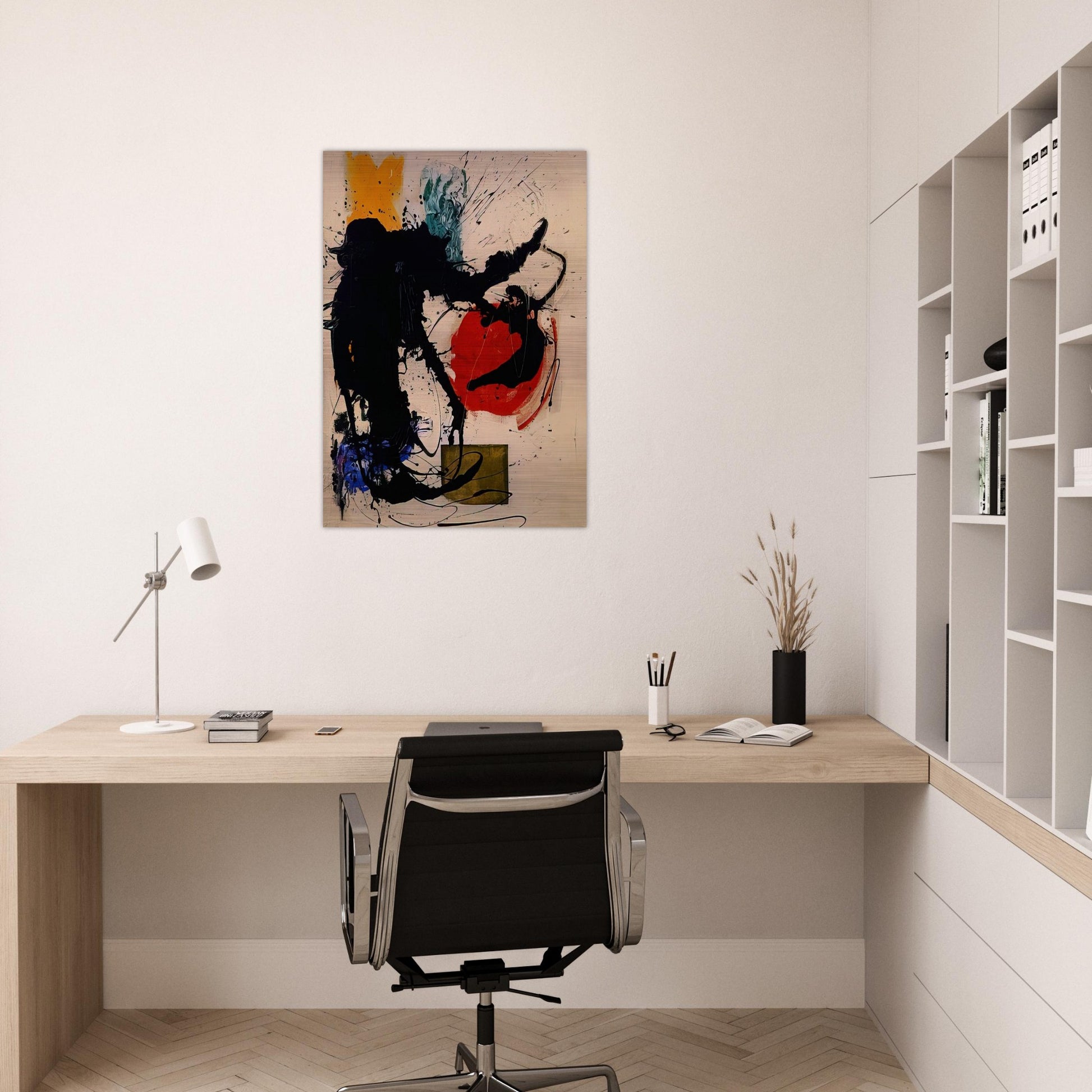 Rope-Swinger - Hans Hofmann Brushed Aluminum Print - 70x100 cm / 28x40 inches | Hans Hofmann Aluminum Print | Hans Hofmann Prints