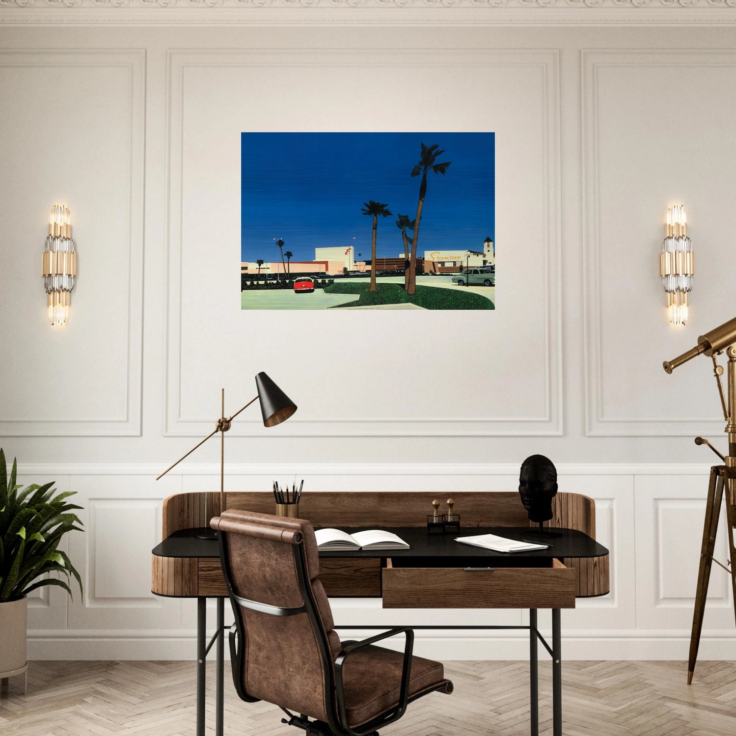 In the beginning Stonestown - Hiroshi Nagai Brushed Aluminum Print - 70x100 cm / 28x40 inches | Hiroshi Nagai Aluminum Print | Hiroshi Nagai Prints