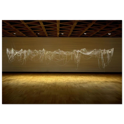 RIGHT AFTER 1969 - Eva Hesse Brushed Aluminum Print - 70x100 cm / 28x40 inches | Eva Hesse Aluminum Print | Eva Hesse Prints