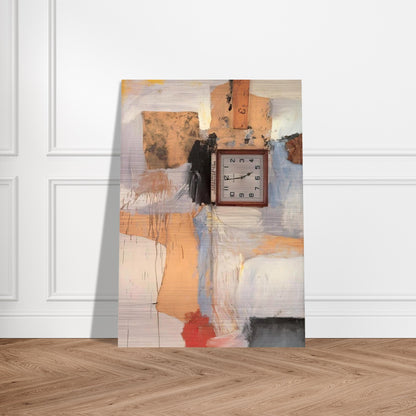 THIRD TIME PAINTING 1961 - Robert Rauschenberg Brushed Aluminum Print - 70x100 cm / 28x40 inches | Robert Rauschenberg Aluminum Print | Robert Rauschenberg Prints