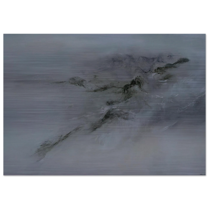 28 10 2001 2001 - Zao Wou-Ki Brushed Aluminum Print - 70x100 cm / 28x40 inches | Zao Wou-Ki Aluminum Print | Zao Wou-Ki Prints
