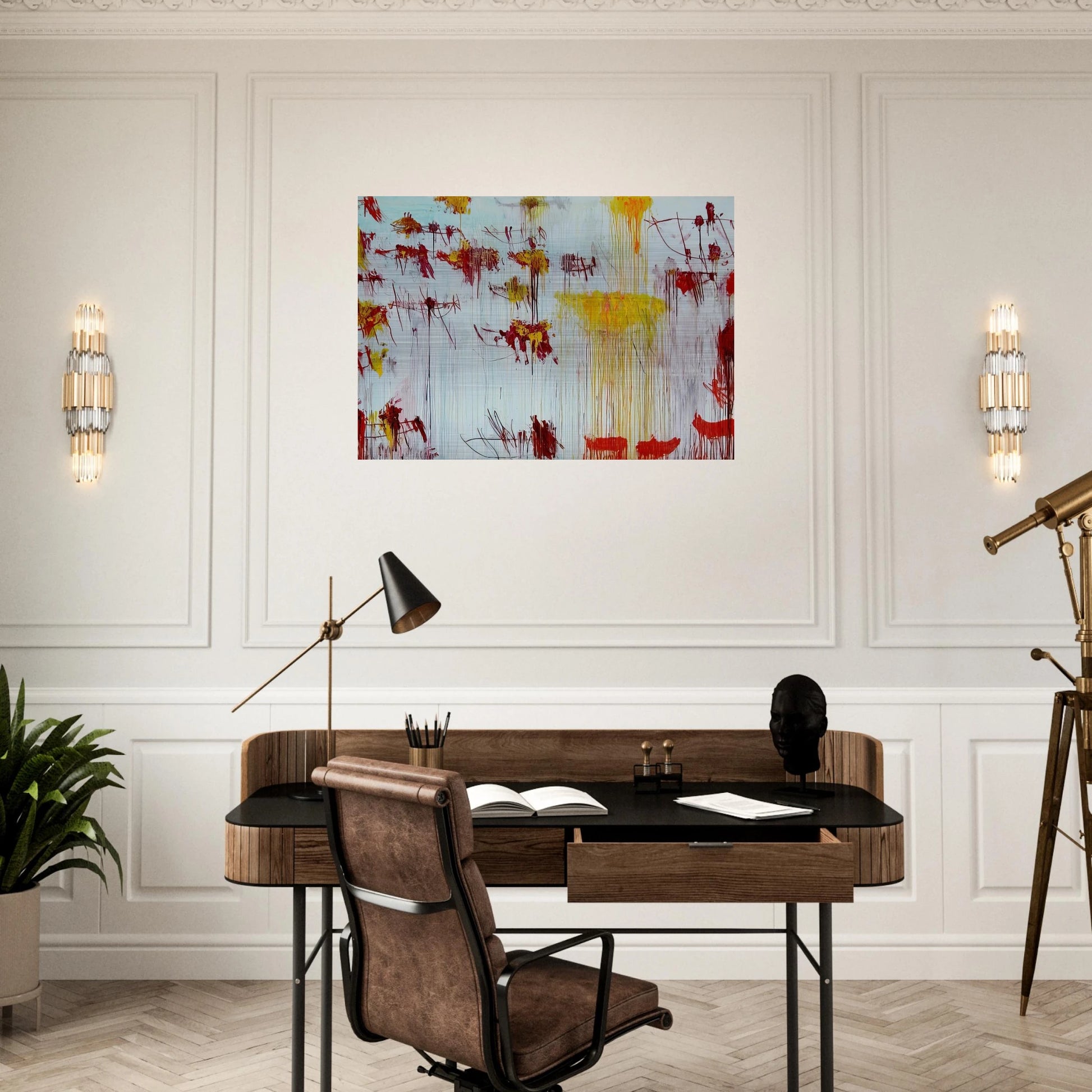 Lepanto, Part X - Cy Twombly Brushed Aluminum Print - 70x100 cm / 28x40 inches | Cy Twombly Aluminum Print | Cy Twombly Prints