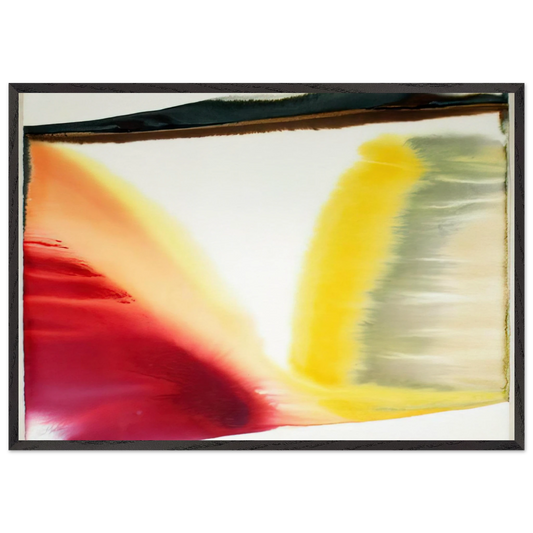 Phenomena Pointed East - Paul Jenkins 70x100 cm / 28x40 inches Framed Art Print – Black Wooden Frame