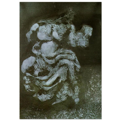 A FATE OF THE PARTHENON - Salvador Dali Brushed Aluminum Print - 70x100 cm / 28x40 inches | Salvador Dali Aluminum Print | Salvador Dali Prints