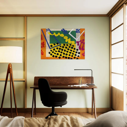 CUT OUTS 3 - Henri Matisse Brushed Aluminum Print - 70x100 cm / 28x40 inches | Henri Matisse Aluminum Print | Henri Matisse Prints