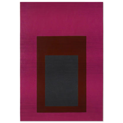 HOMAGE TO THE SQUARE GUARDED 1952 - Josef Albers Brushed Aluminum Print - 70x100 cm / 28x40 inches | Josef Albers Aluminum Print | Josef Albers Prints