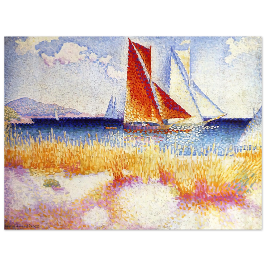 Henri-Edmond Cross - Regatta  75x100 cm / 30x40inches Fine Art Poster