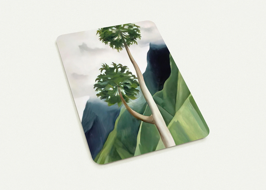 Papaya Tree-Iao Valley By Georgia O'Keeffe Pack of 10 Post Cards | Georgia O'Keeffe Post Cards | A6 (10.5 x 14.8 cm) - 4.1 x 5.8 inches