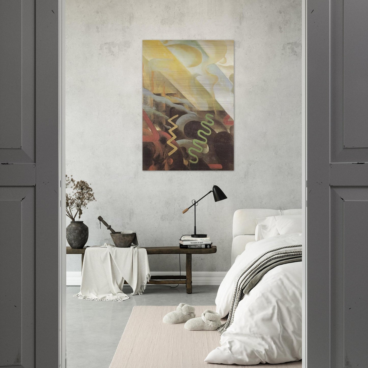 Astrazione - 1921 - Julius Evola Brushed Aluminum Print - 70x100 cm / 28x40 inches | Julius Evola Aluminum Print | Julius Evola Prints