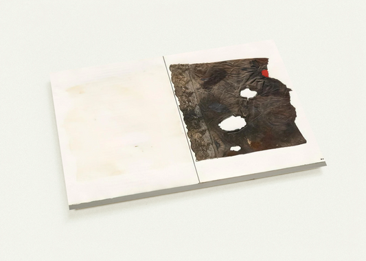 Plate from 17 variazioni su temi proposti per una pura ideologia fonetica - 1955 By Alberto Burri Pack of 10 Post Cards | Alberto Burri Post Cards | A6 (10.5 x 14.8 cm) - 4.1 x 5.8 inches