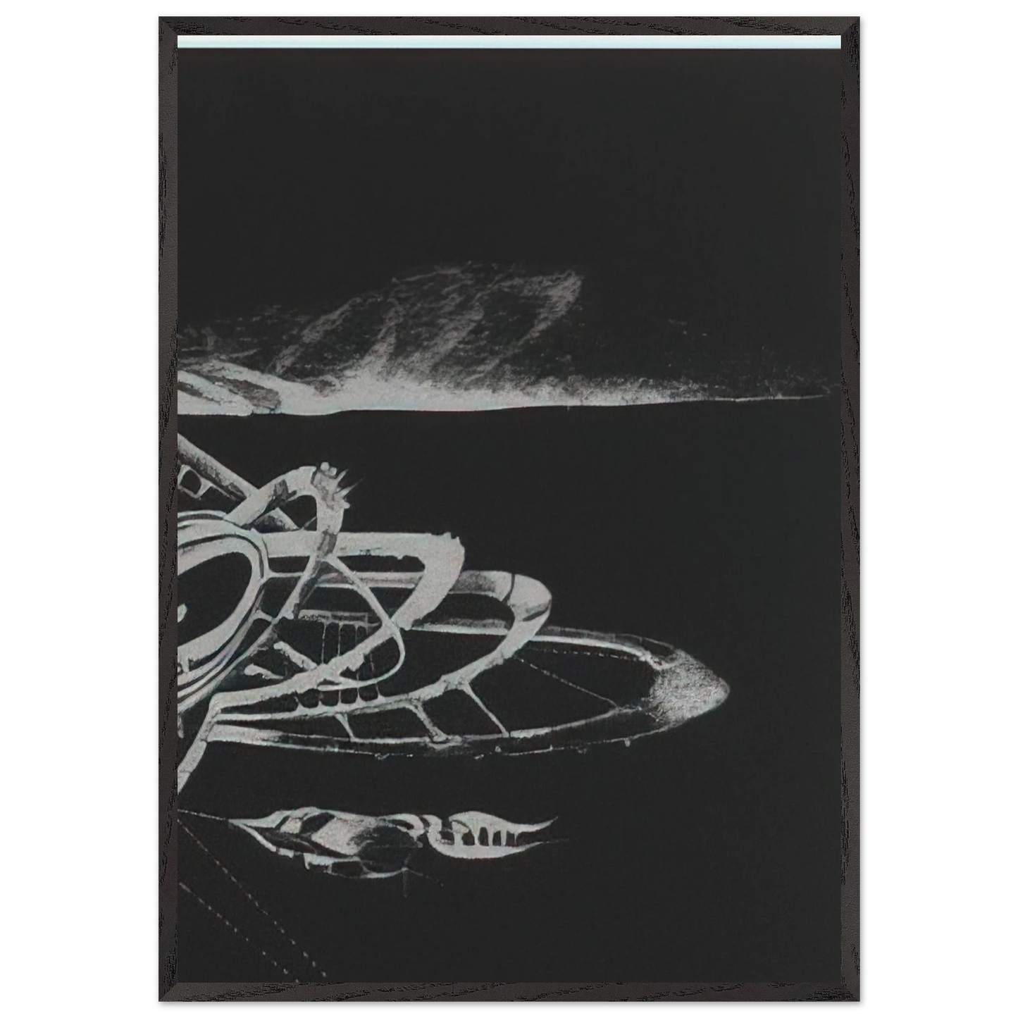 UNTITLED FROM THE NEW YORK COLLECTION FOR STOCKHOLM 1973 - Lee Bontecou 70x100 cm / 28x40 inches Framed Art Print – Black Wooden Frame