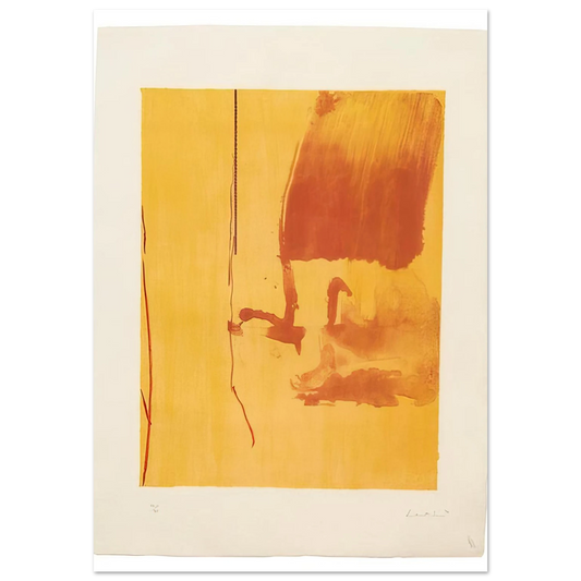 Helen Frankenthaler - Harvest - 1976 Wall art - 13x18 cm / 5x7 inches - Fine Art Poster-canvas - -