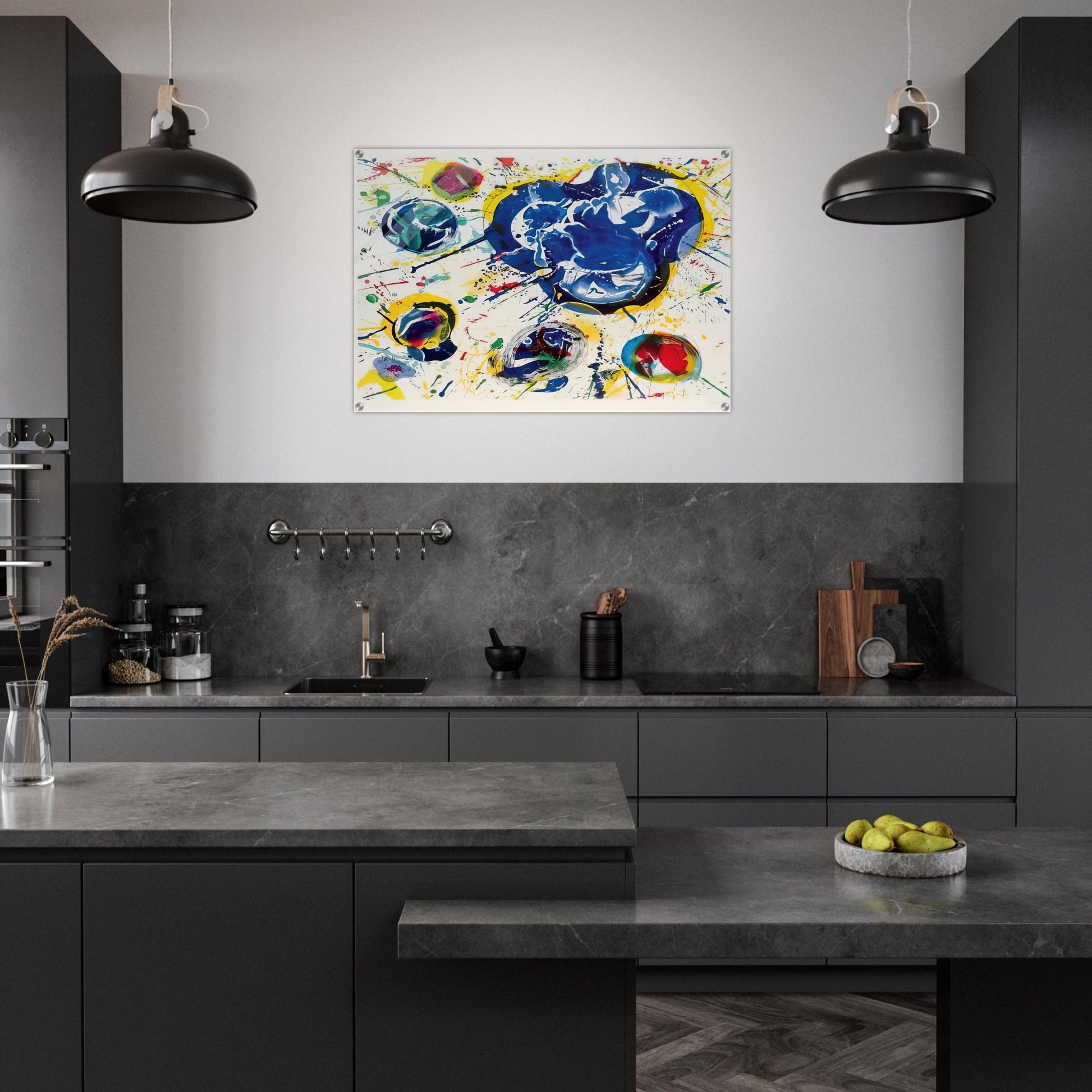 Untitled I  L I 87  - Sam Francis Acrylic Print - 70x100 cm / 28x40″ inches