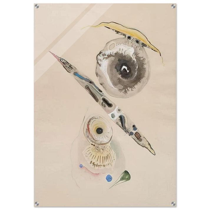 UNTITLED - Rudolf Bauer Acrylic Print - 70x100 cm / 28x40″ inches