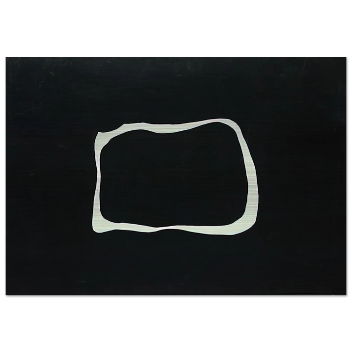 Untitled - 1966 - Jiro Yoshihara Brushed Aluminum Print - 70x100 cm / 28x40 inches | Jiro Yoshihara Aluminum Print | Jiro Yoshihara Prints