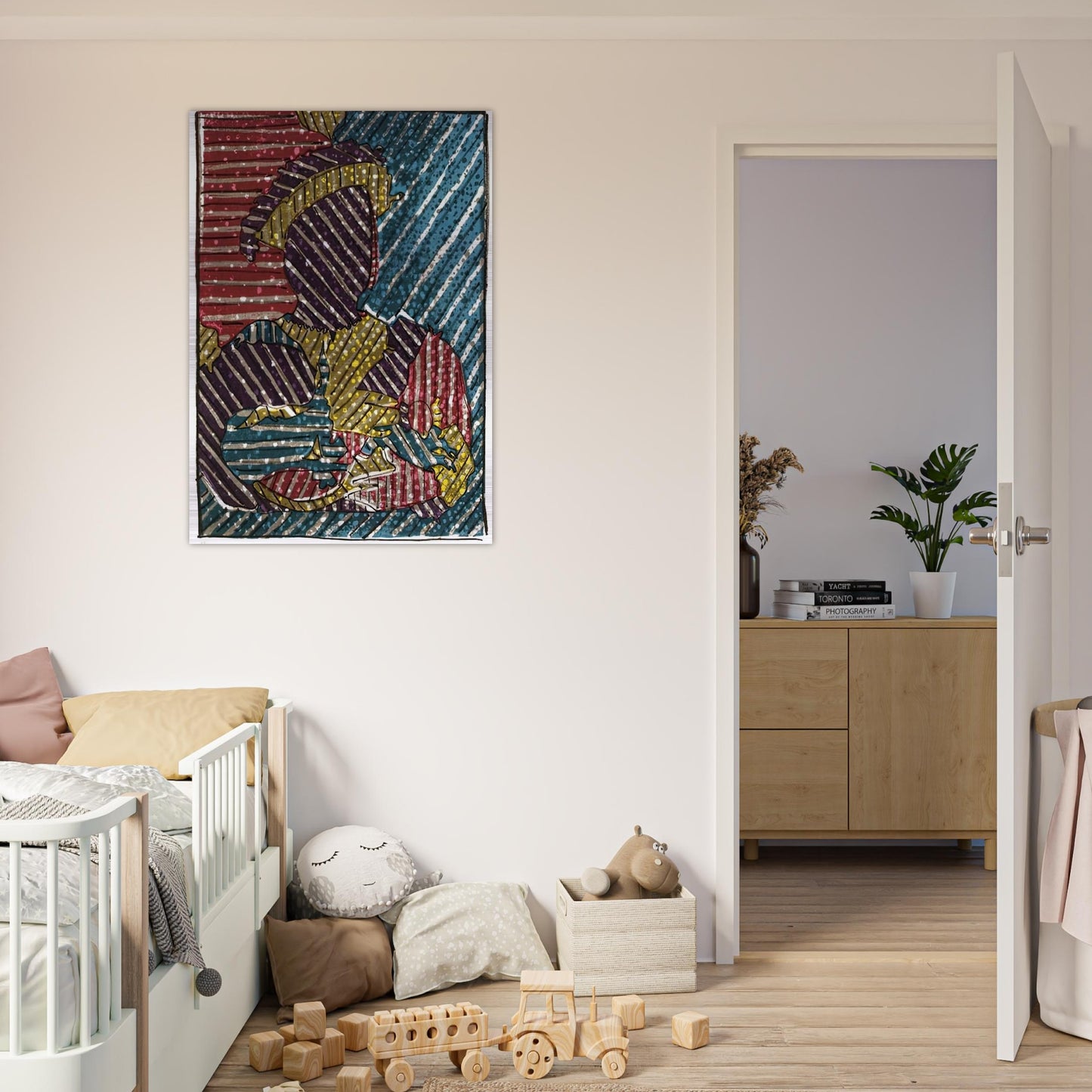 AFTER HOLBEIN - Jasper Johns Brushed Aluminum Print - 70x100 cm / 28x40 inches | Jasper Johns Aluminum Print | Jasper Johns Prints