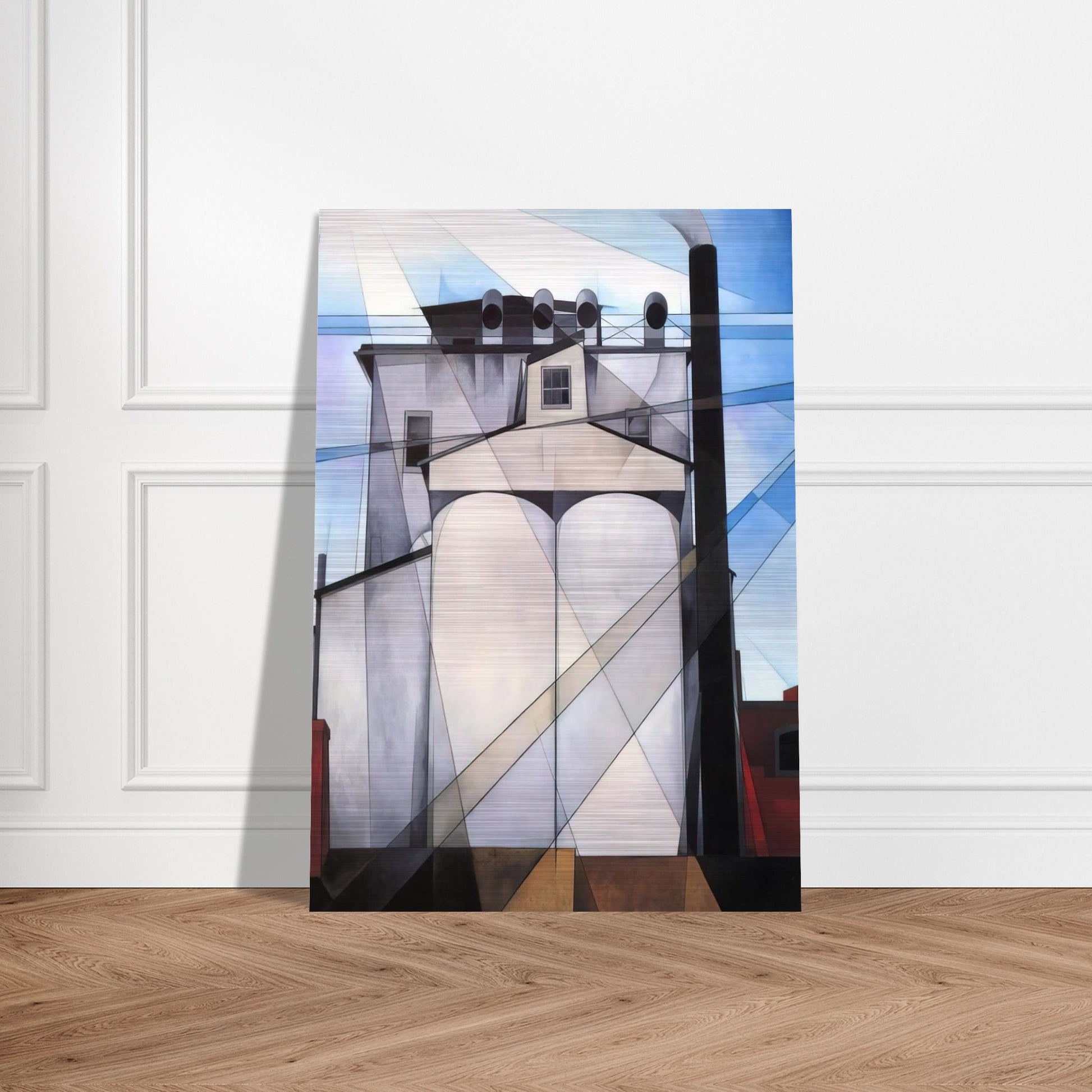 My Egypt - 1927 - Charles Demuth Brushed Aluminum Print - 70x100 cm / 28x40 inches | Charles Demuth Aluminum Print | Charles Demuth Prints