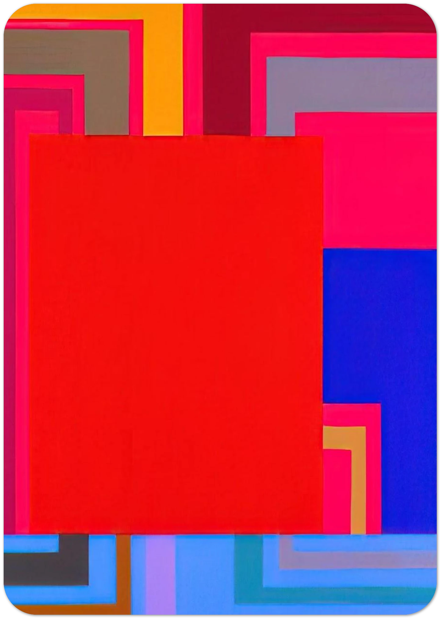 Condition - 2002 By Peter Halley Pack of 10 Post Cards | Peter Halley Post Cards | A6 (10.5 x 14.8 cm) - 4.1 x 5.8 inches