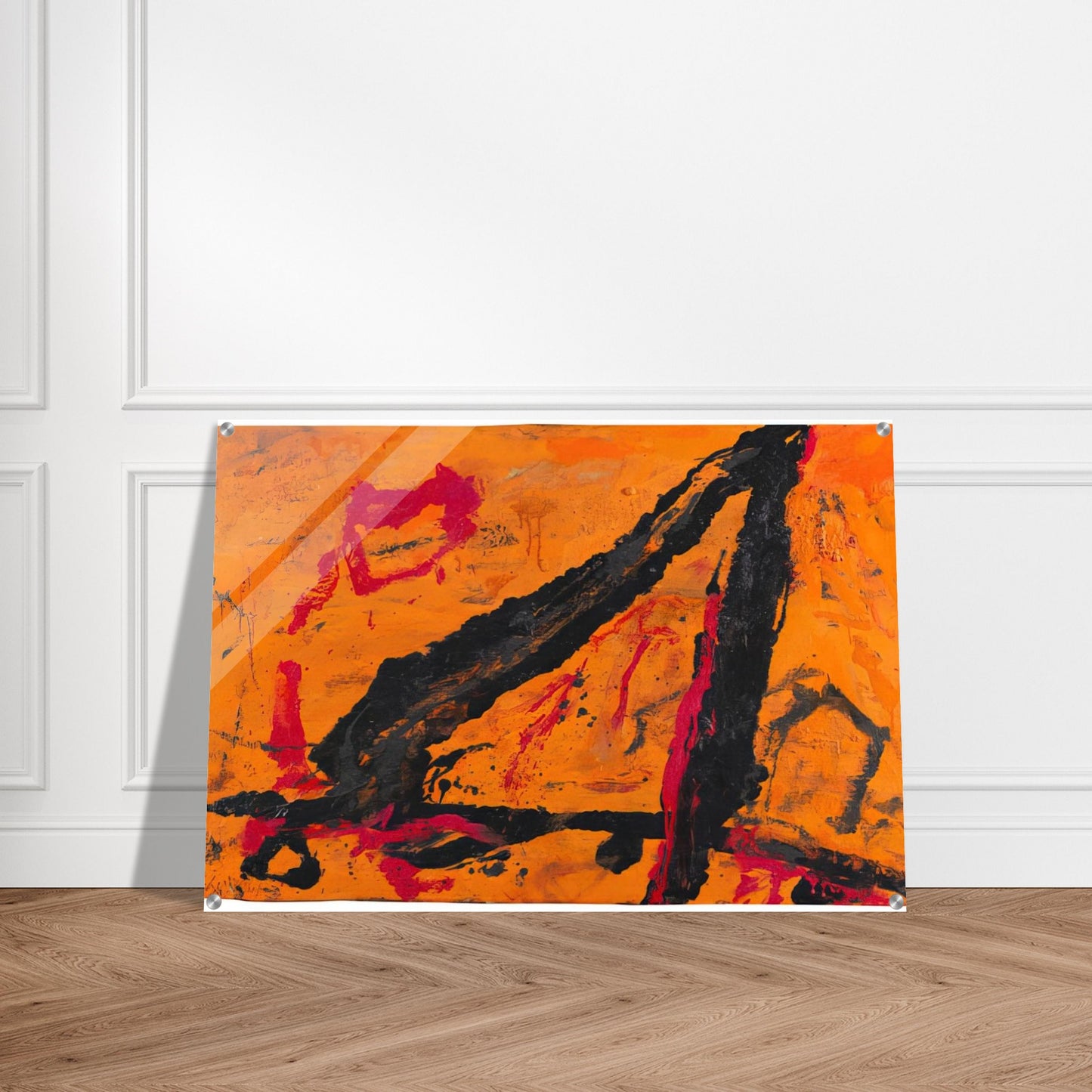Timra - 1989 - Emil Schumacher Acrylic Print - 70x100 cm / 28x40″ inches