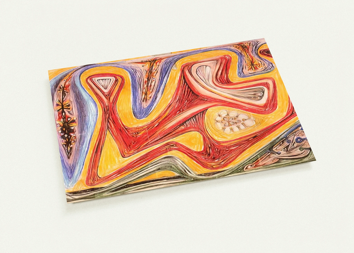 GLANDE FICTION 1938 By Roberto Matta Pack of 10 Post Cards | Roberto Matta Post Cards | A6 (10.5 x 14.8 cm) - 4.1 x 5.8 inches