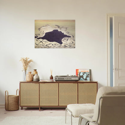 Advancing Sea - 1953 - Milton Avery Brushed Aluminum Print - 70x100 cm / 28x40 inches | Milton Avery Aluminum Print | Milton Avery Prints