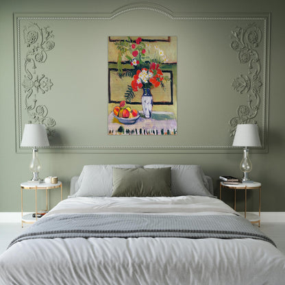 FLOWERS AND FRUIT 1909 - Henri Matisse Brushed Aluminum Print - 70x100 cm / 28x40 inches | Henri Matisse Aluminum Print | Henri Matisse Prints