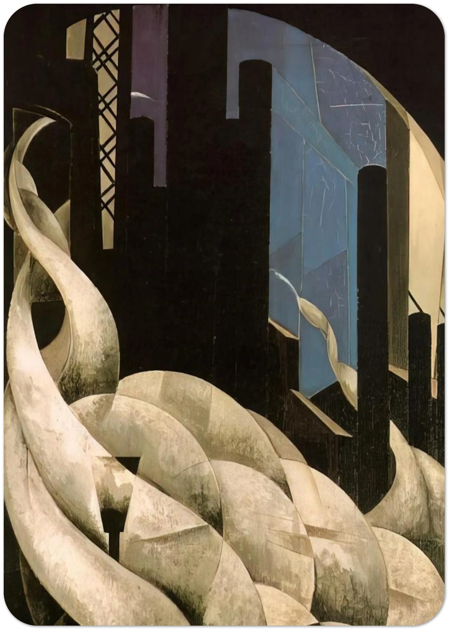 Incense of a New Church - 1921 By Charles Demuth Pack of 10 Post Cards | Charles Demuth Post Cards | A6 (10.5 x 14.8 cm) - 4.1 x 5.8 inches
