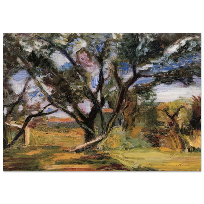 THE OLIVE TREE - Henri Matisse Brushed Aluminum Print - 70x100 cm / 28x40 inches | Henri Matisse Aluminum Print | Henri Matisse Prints