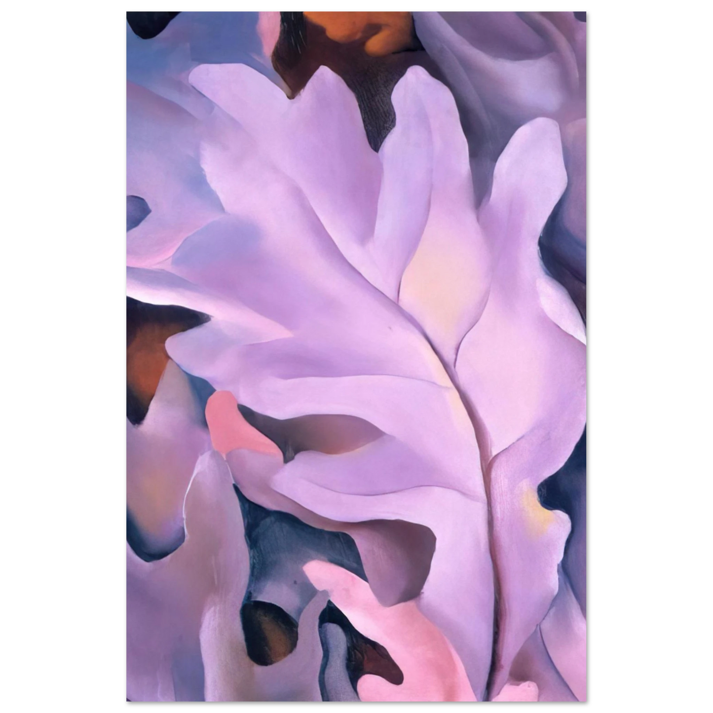 Georgia O'Keeffe - Purple Leaves Fine Art Poster