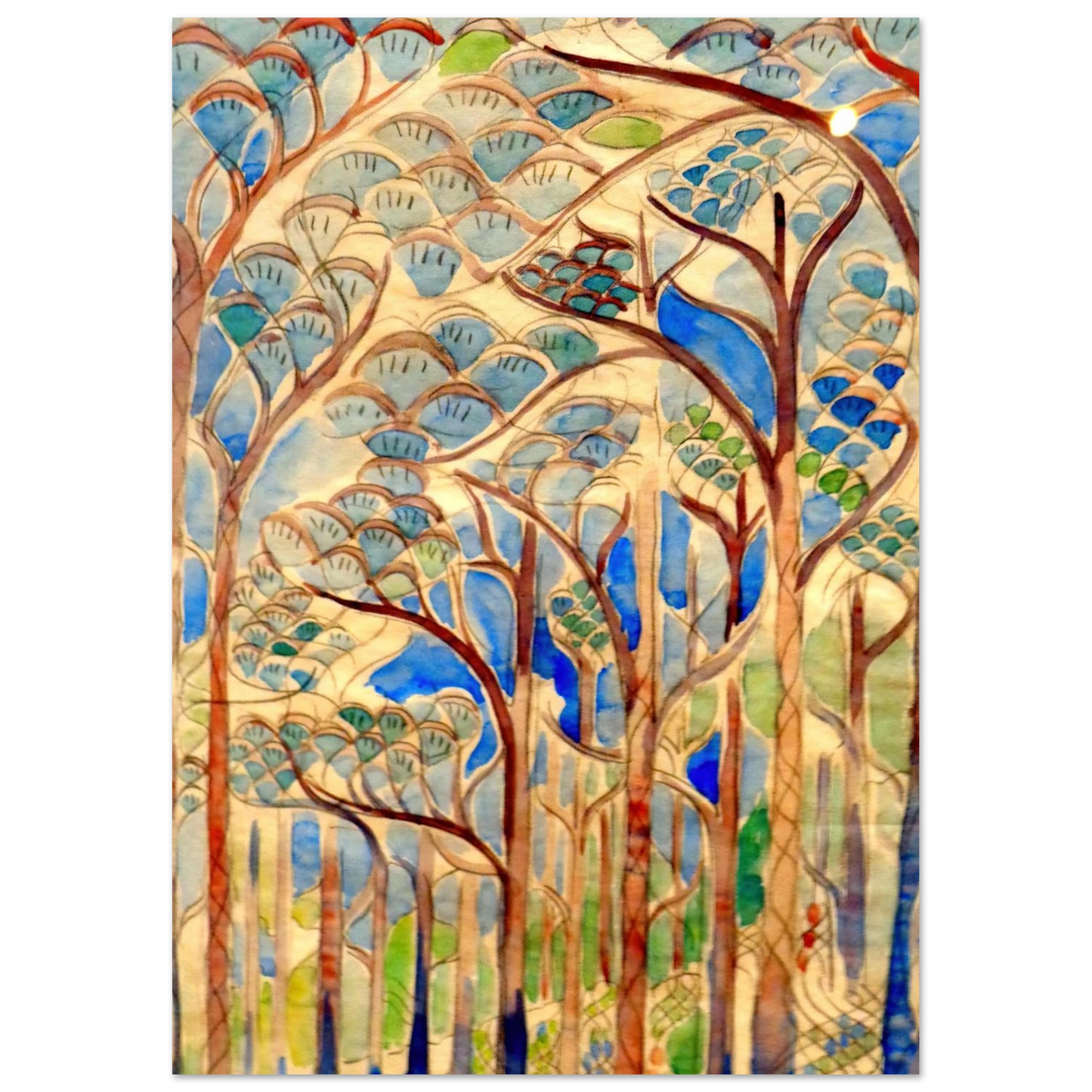 Walter Inglis Anderson - Walter Anderson Wall art - 40x50 cm / 16x20 inches - Premium Wooden Framed Poster With Fine Art Paper-canvas - Black frame