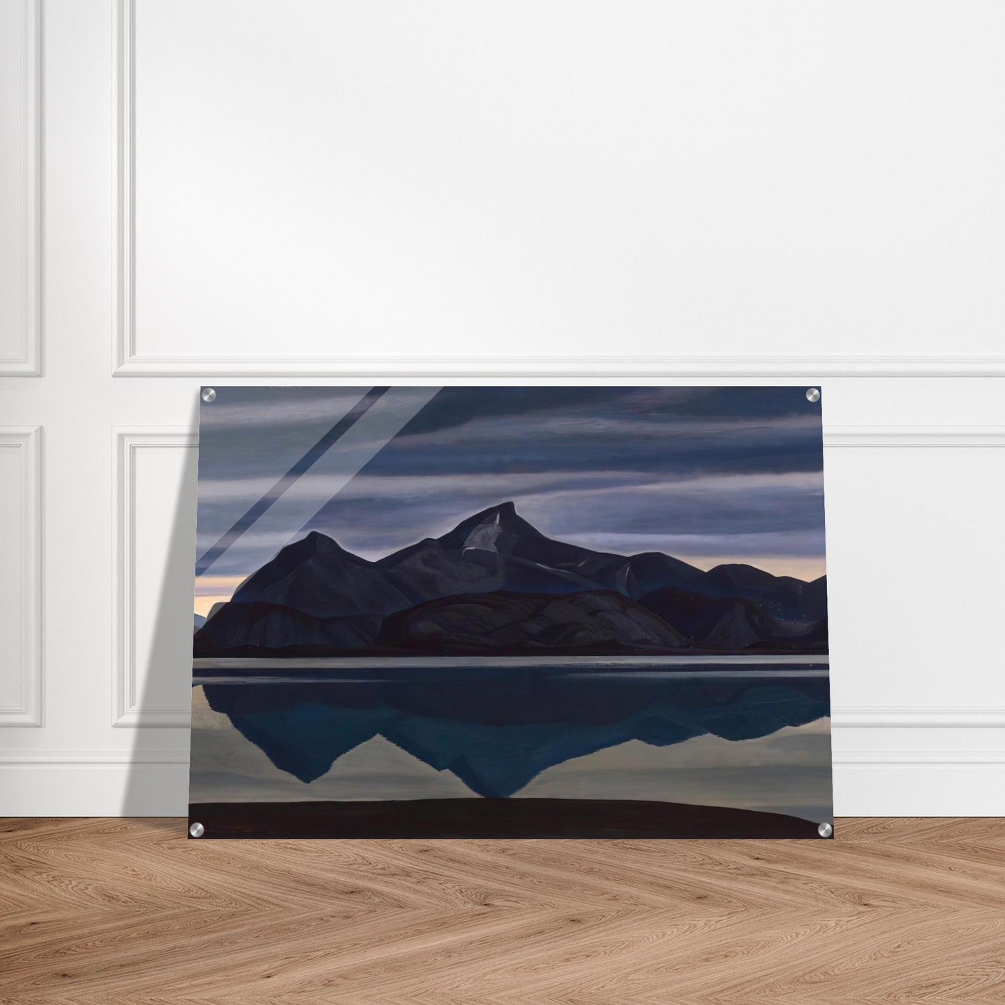 Mirrored Mountain, South Greenland - Rockwell Kent Acrylic Print - 70x100 cm / 28x40″ inches | Rockwell Kent Wall Art | Rockwell Kent Prints