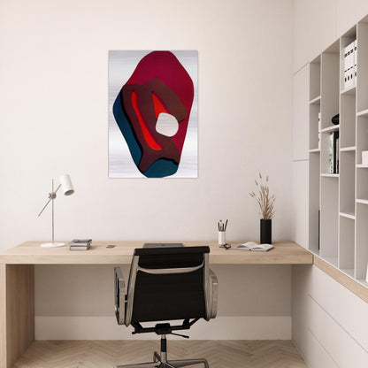 Enak s Tears. Terrestrial Forms - Jean Arp Brushed Aluminum Print - 70x100 cm / 28x40 inches | Jean Arp Aluminum Print | Jean Arp Prints