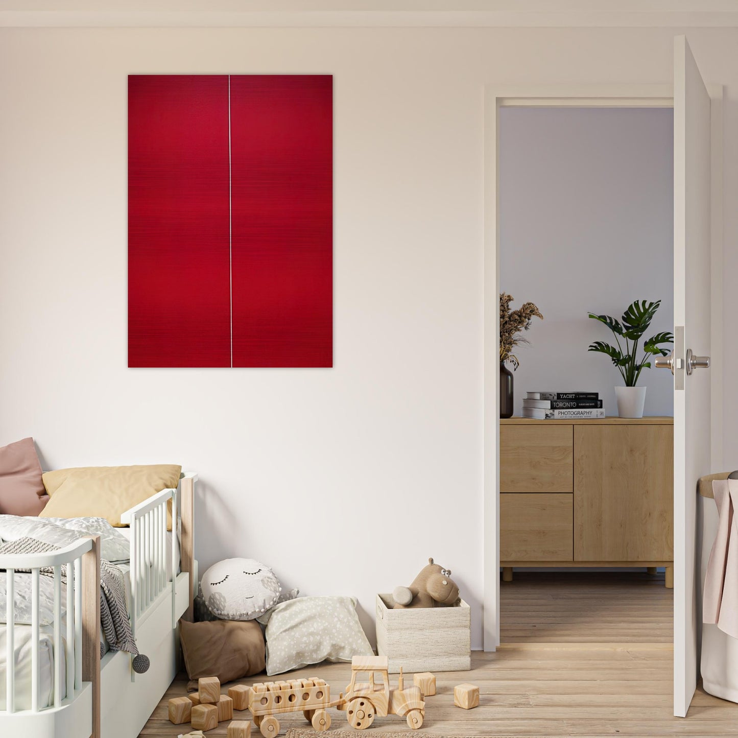 Be I - Barnett Newman Brushed Aluminum Print - 70x100 cm / 28x40 inches | Barnett Newman Aluminum Print | Barnett Newman Prints