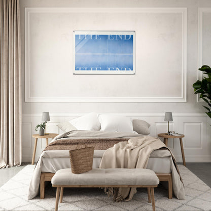 THE END 40 2003 - Edward Ruscha Acrylic Print - 70x100 cm / 28x40″ inches