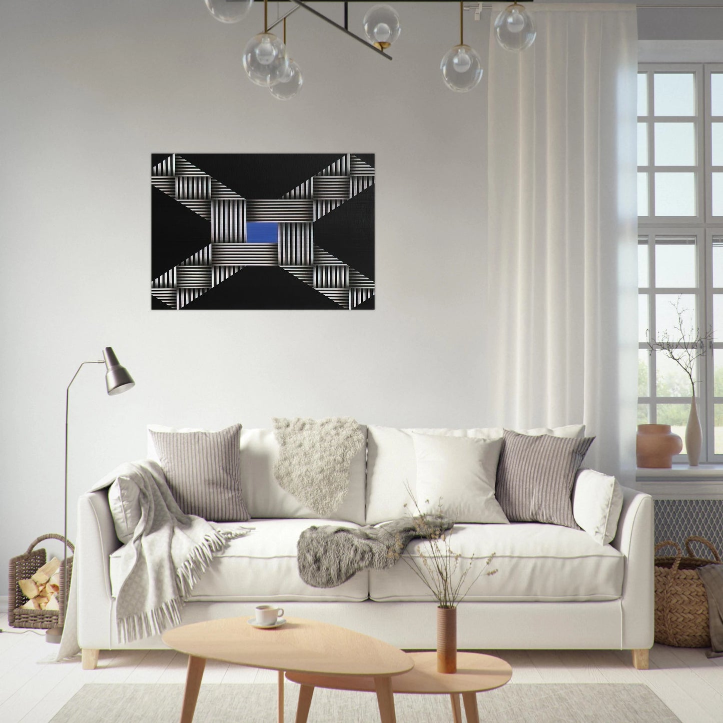 O.V.N.I. - 1967 - Omar Rayo Brushed Aluminum Print - 70x100 cm / 28x40 inches | Omar Rayo Aluminum Print | Omar Rayo Prints