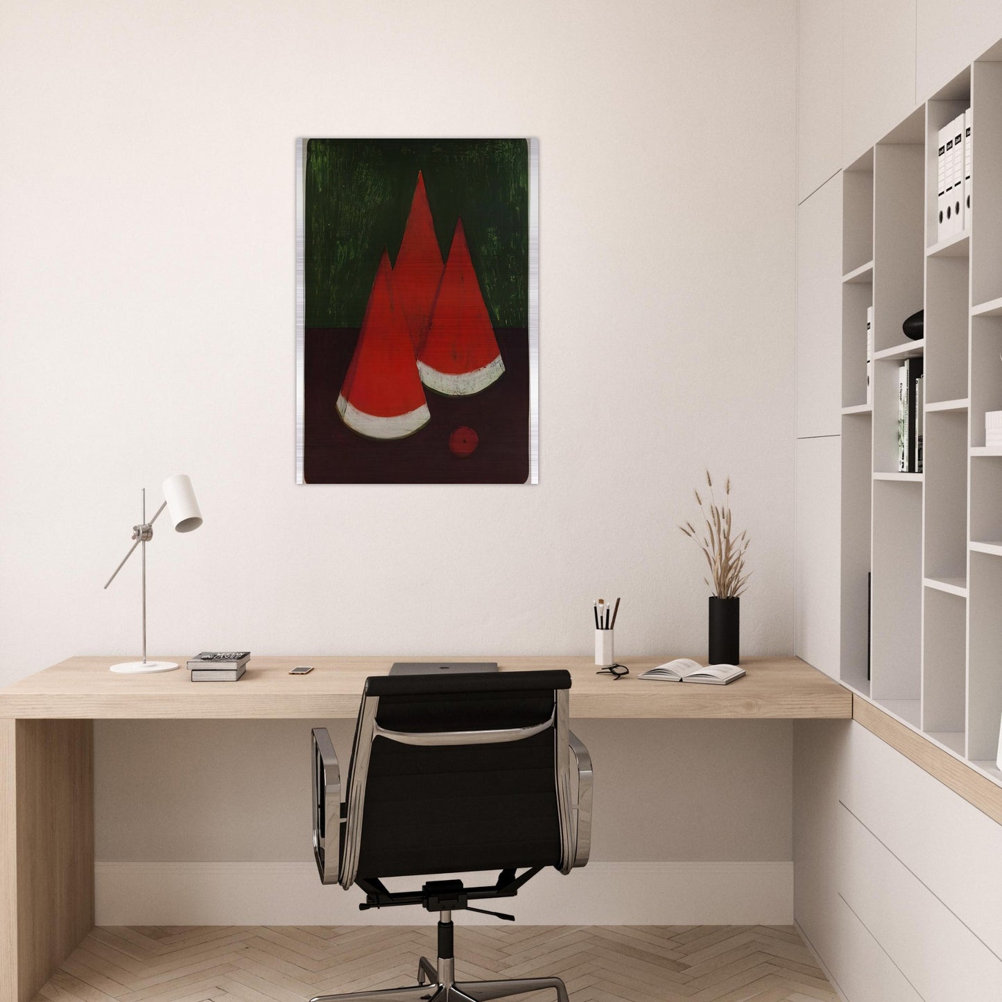 WATERMELONS - Rufino Tamayo Brushed Aluminum Print - 70x100 cm / 28x40 inches | Rufino Tamayo Aluminum Print | Rufino Tamayo Prints