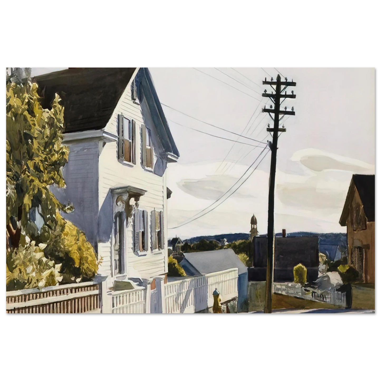 Edward Hopper - Adam s House Fine Art Poster