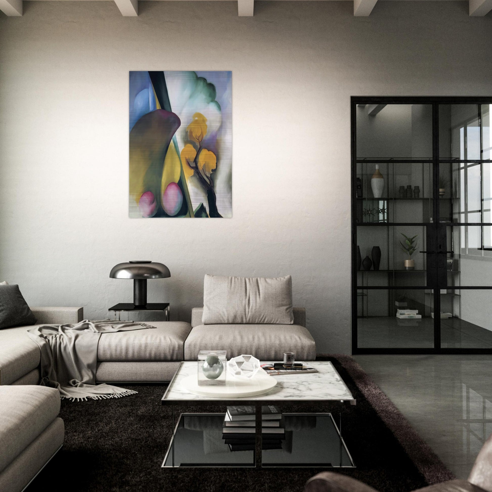 Spring - Georgia O'Keeffe Brushed Aluminum Print - 70x100 cm / 28x40 inches | Georgia O'Keeffe Aluminum Print | Georgia O'Keeffe Prints