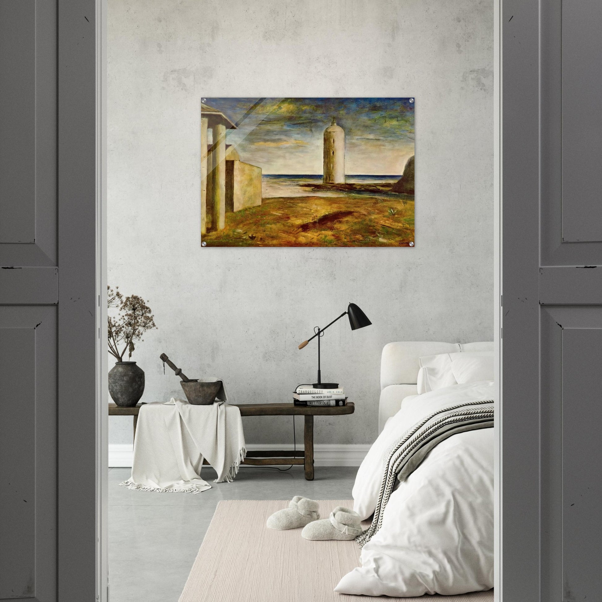 EL FARO 1928 - Carlo Carra Acrylic Print - 70x100 cm / 28x40″ inches